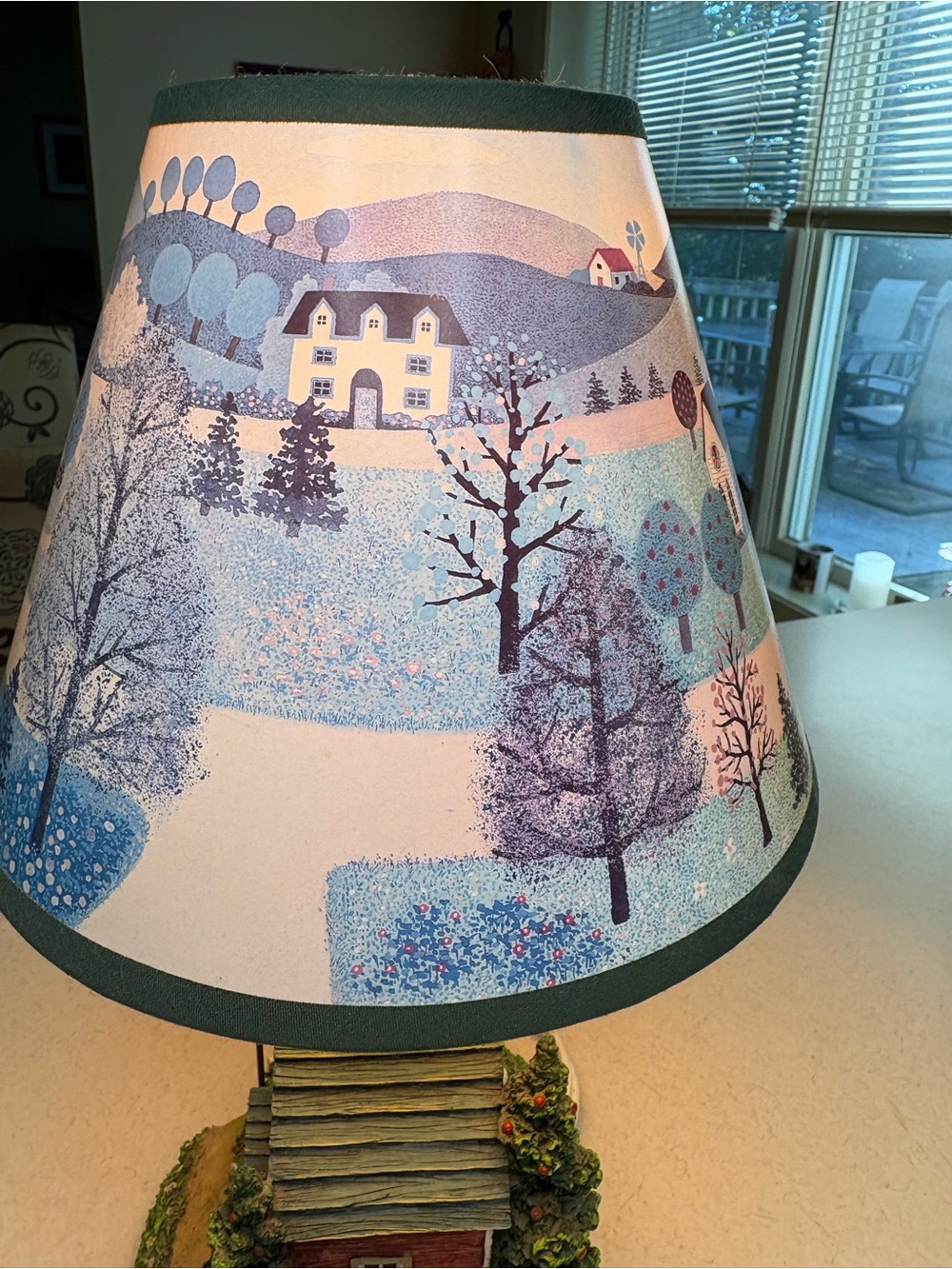 Country Schoolhouse Table Lamp By Susan Winget - Picture 6 of 11
